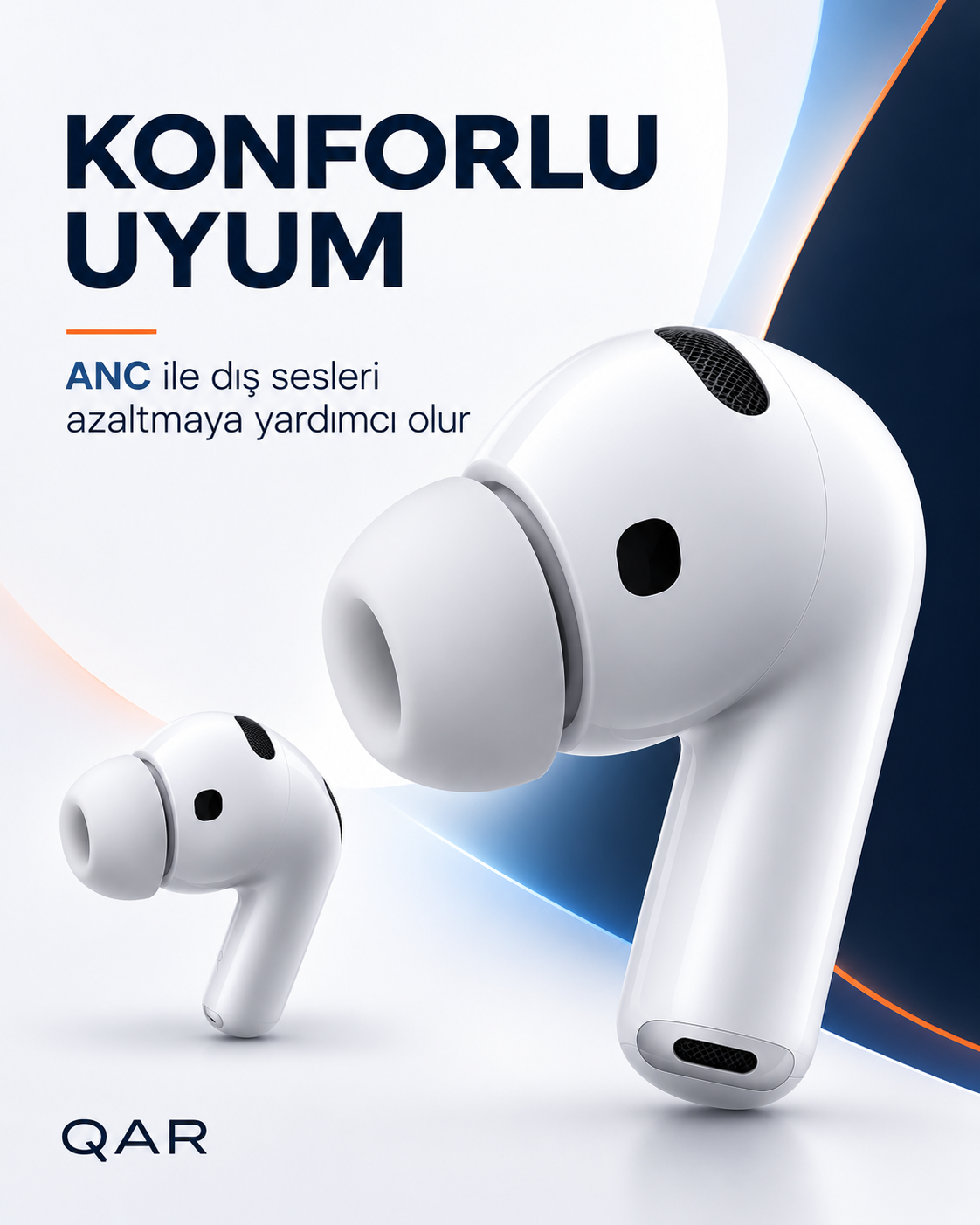 QAR Pro3 ANC Bluetooth Kulaklık - Görsel 4