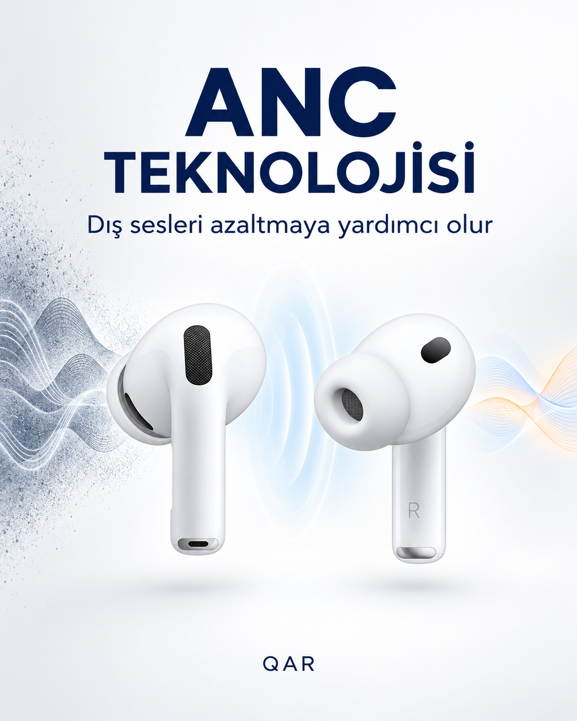 QAR Pro3 ANC Bluetooth Kulaklık - Görsel 2